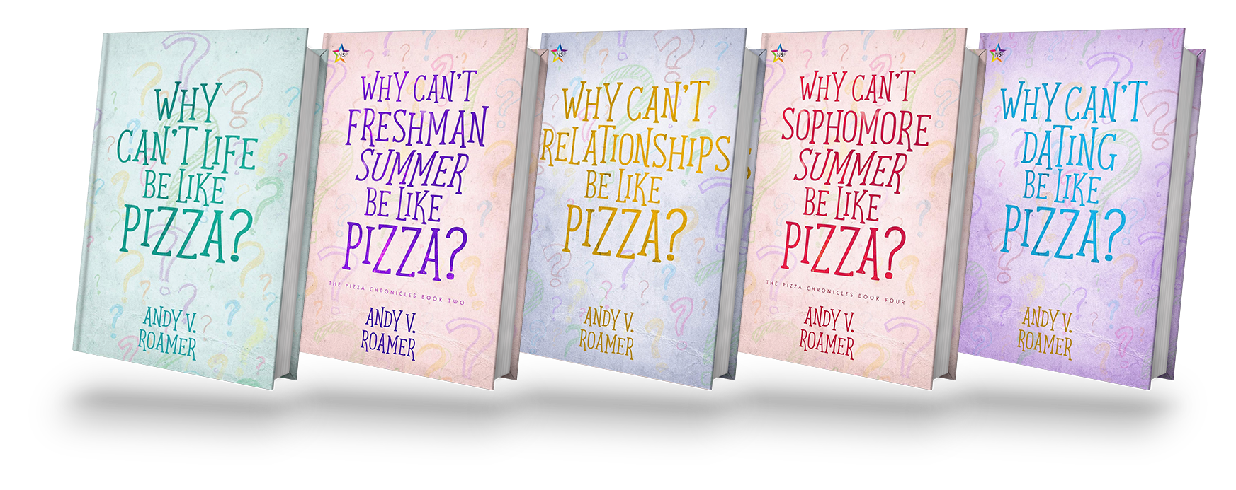 The Pizza Chronicles five-book series by Andy V. Roamer
